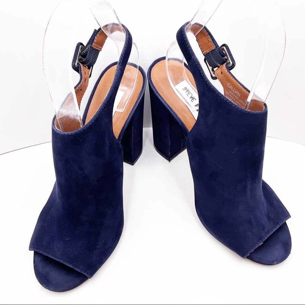 {Steve Madden} Callvin Open Toe Block Heels